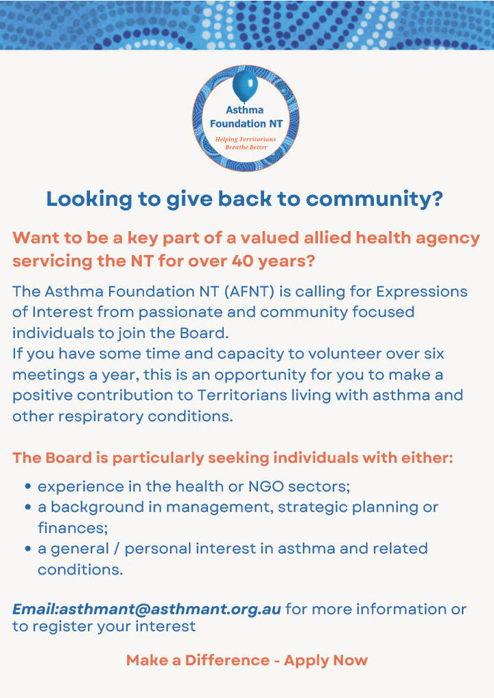 Join our Board today!