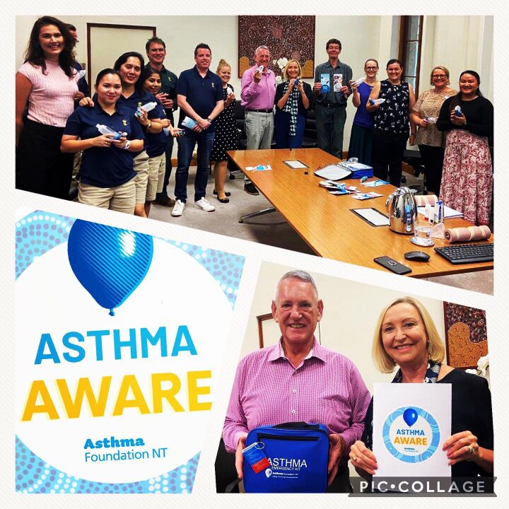 Asthma First Aid training at Government House