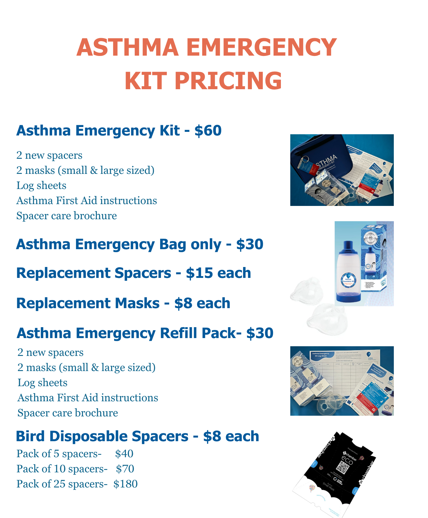 Asthma Emergency Kits 