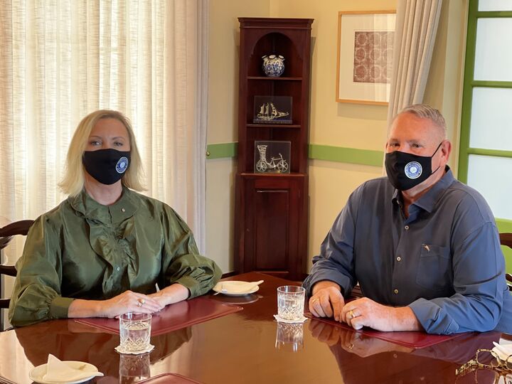 Support for AFNT face masks from our Patron