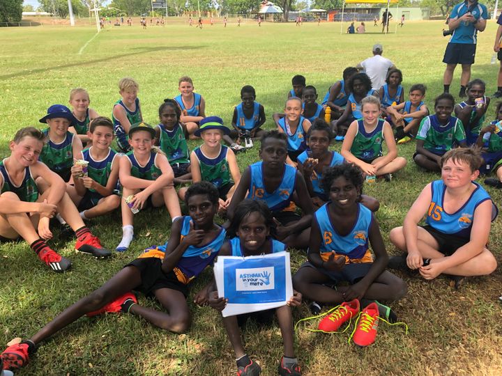Trip to Katherine to promote Asthma in Your Mate for School Sports NT