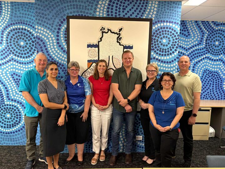 Asthma Australia visits AFNT office